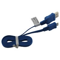 Micro-Usb-kabel Flat Blå