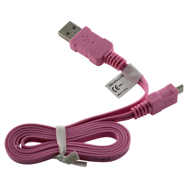 Micro-Usb-kabel Flat Rosa