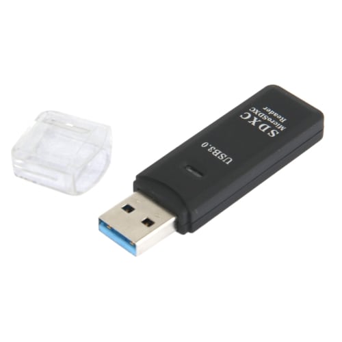 USB 3.0 kortleser for Micro-SD og SD(HC)