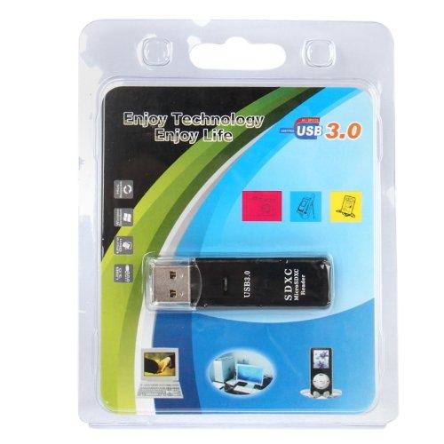 USB 3.0 kortleser for Micro-SD og SD(HC)