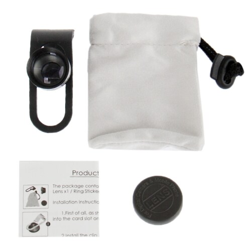 Vidvinkel + Macro Linse universal til iPhone 5