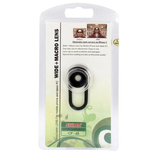 Vidvinkel + Macro Linse universal til iPhone 5
