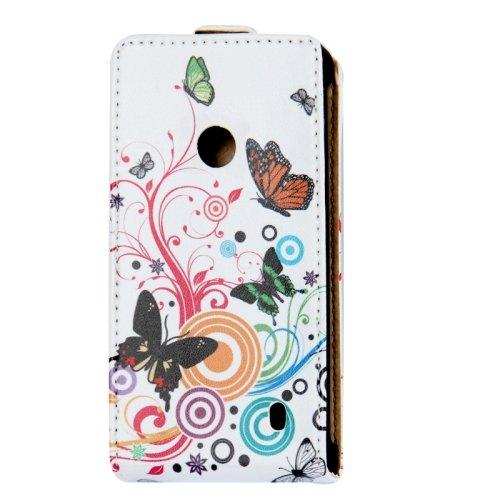 Flipfutteral sommerfugl design Nokia Lumia 520