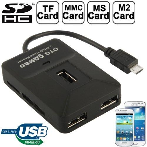 SOM USB Hubb + Kortleser Micro-USB