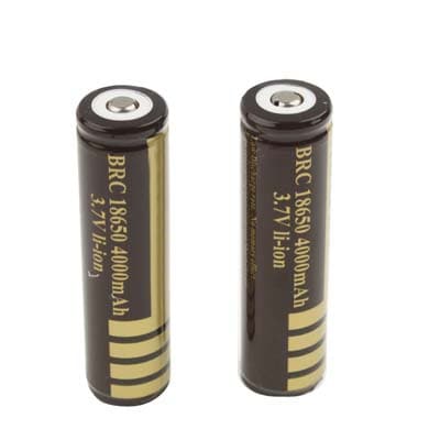 Oppladbart batteri 18650 - 4000 mAh