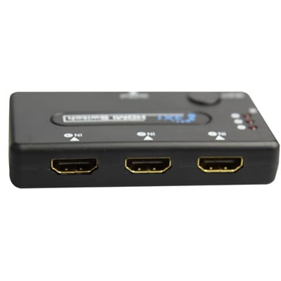 HDMI Switch med fjernkontroll - 3 innganger