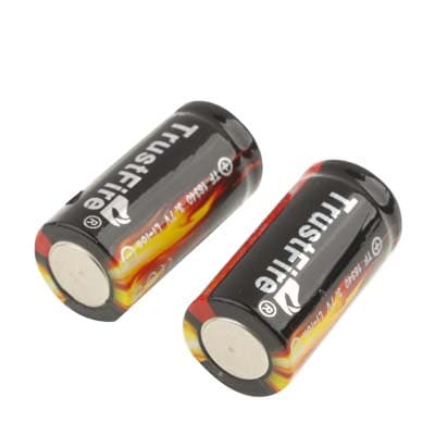 Batteri 16340 880mAh 3.7V - 2-pakk