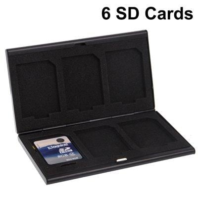 Futteral for 6 stk SD minnekort