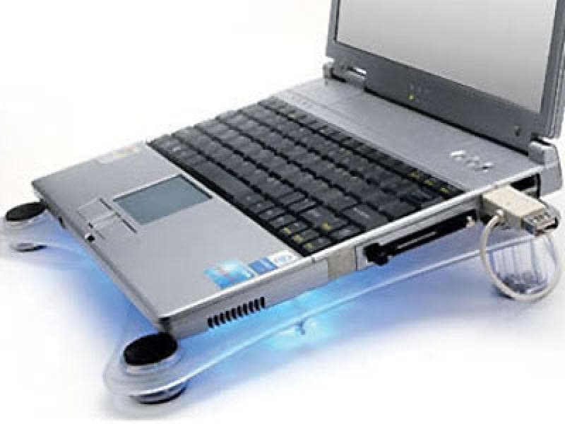 Kjøleplate for laptop med Neonlys