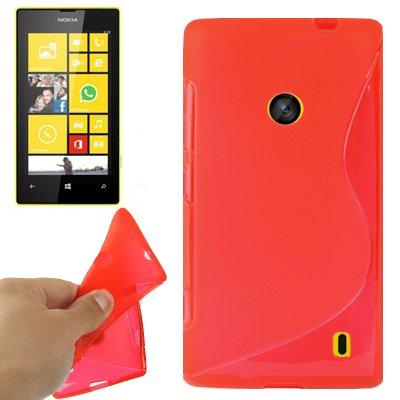 Bakskall Nokia Lumia 520 - Rød