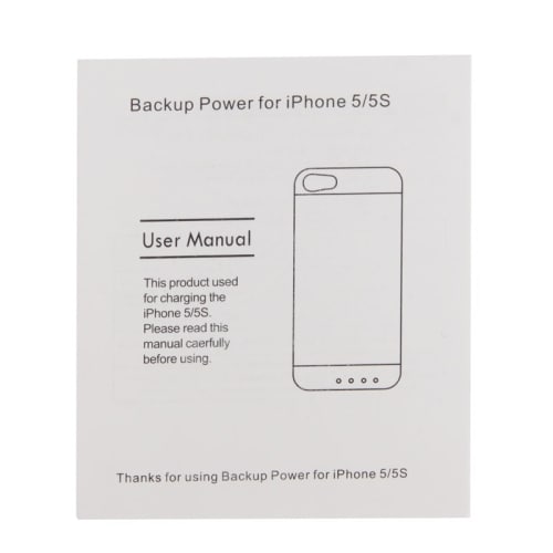 Batteriskall 3500mAh iPhone 5 / 5S