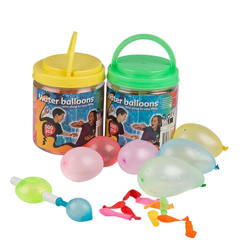 Vannballonger med pumpe