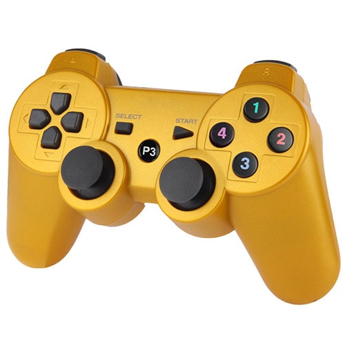 Trådløs Gamepad til PS3 - Gull