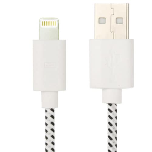 Usb-kabel til iPhone 5 / IPad Mini - Myk motstandsdyktig Nylon