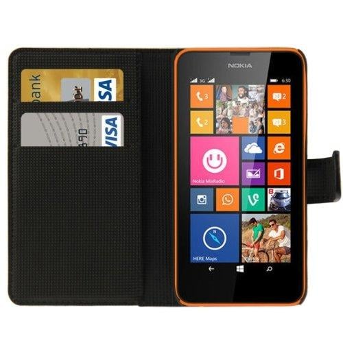 Flipfutteral holder & kredittkort til Nokia Lumia 630