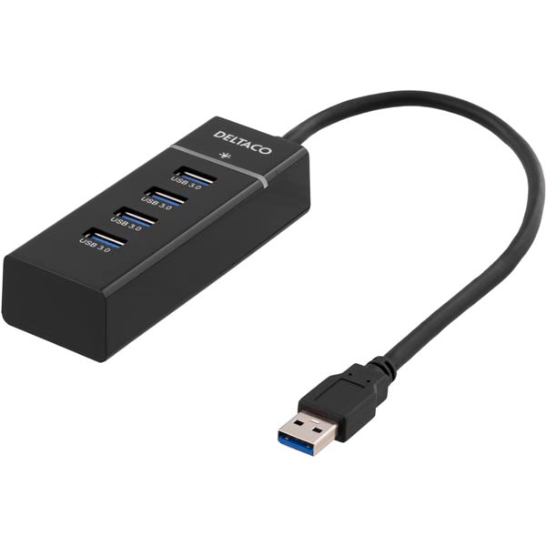 USB 3.0-hubb 4-porter