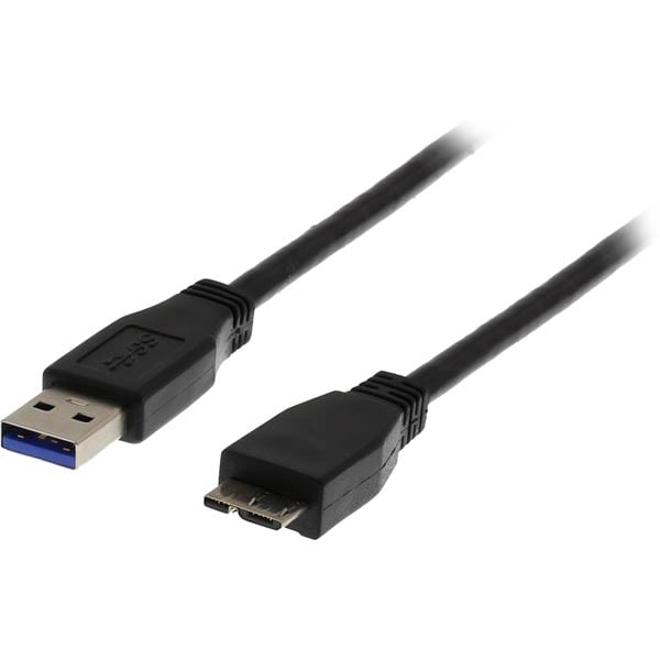 USB 3.0 Ledning - A Han - Micro B Han