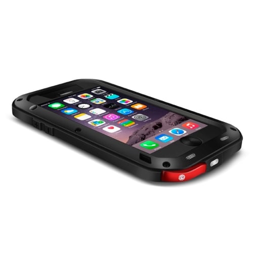 LOVE MEI Shockproof metallfutteral til iPhone 6