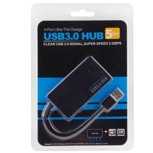 USB 3.0 Hub 4-porters