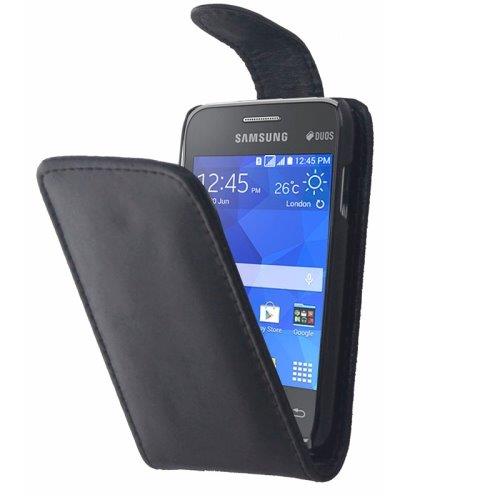 Flipfutteral Samsung Galaxy Young 2 - Sort farge
