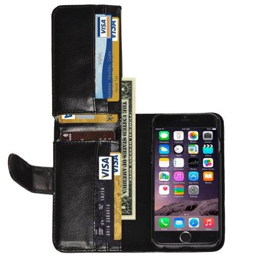 Lommeboksfutteral til iPhone 6 - Sort