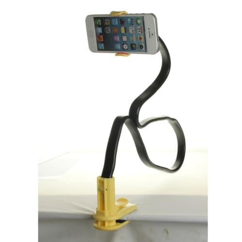 Fleksibel holder for mobiltelefon
