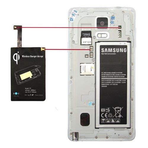 Qi trådløs lader & lade-kort til Samsung Galaxy Note 4