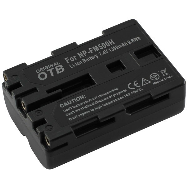 Batteri til SONY NP FM500H Kjøp på 24hshop.no NP FM500H Oppladbar batteripakke til M serien | NP FM500H