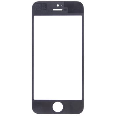 Displayglass til iPhone 5/5s - Sort farge