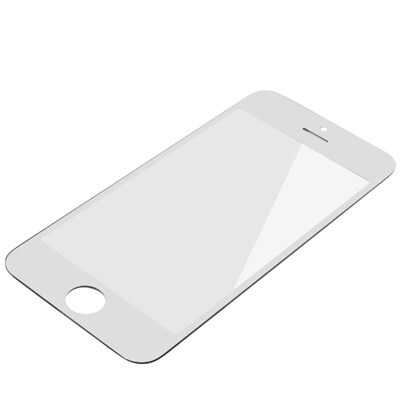 Displayglass til iPhone 5/5s - Hvit farge