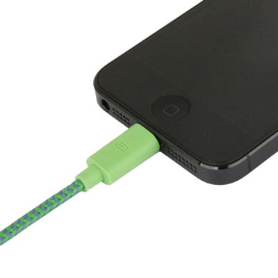 Tekstil Usb-kabel til iPhone 5/6/6s & iPad - 1m