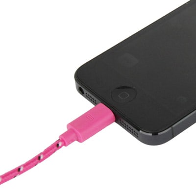 Tekstil Usb-kabel til iPhone 5/6/6s & iPad