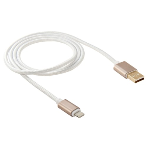 Usb-kabel Nye iPhone/iPad i Tøy med Metallhode