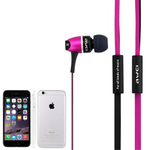 Awei S80vi In-ear Stereo headset til iPhone 5 & 6/6s / SE