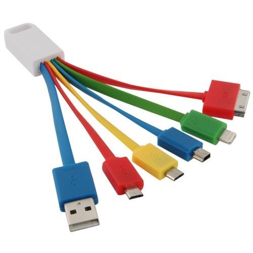 USB lader 5i1 Multifunksjon