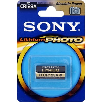 SONY CR123A Lithium Photo batteri