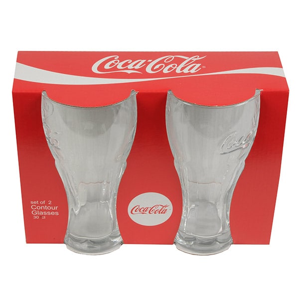 Coca Cola Glass 2-pakk