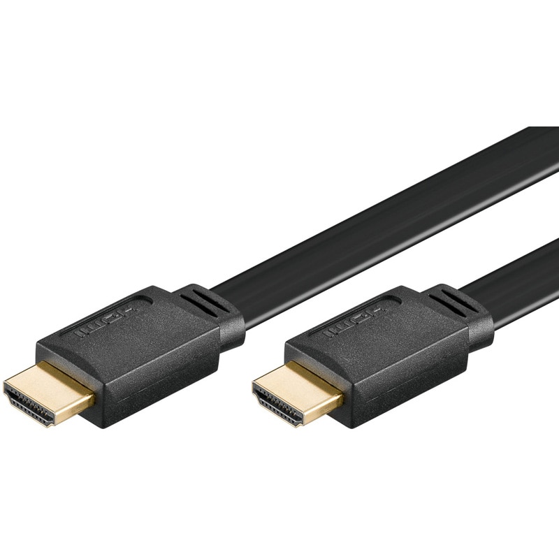 1m HDMI-Ledning med Ethernet