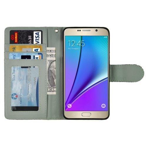 Flipfutteral holder & kredittkort til Samsung Galaxy Note 5