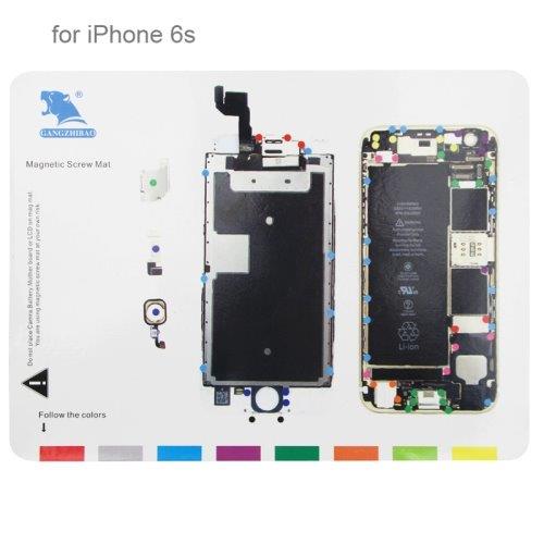 Magnetisk Skruematte 7 i 1 til iPhone 6s- iPhone 4