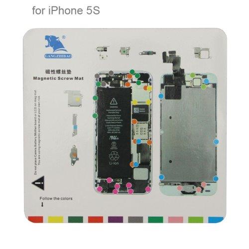 Magnetisk Skruematte 7 i 1 til iPhone 6s- iPhone 4