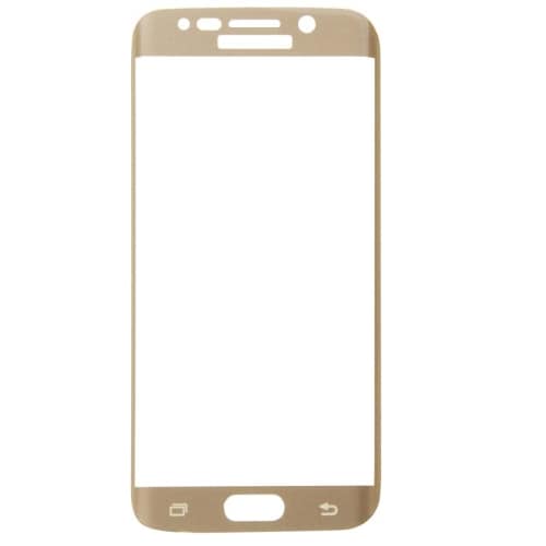 Temperert Monster Glassbekyttelse Samsung Galaxy S6 edge - Gull
