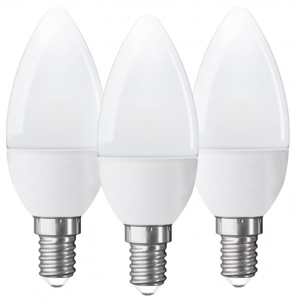 LED-lampe E14 3W 250L 3-pakk