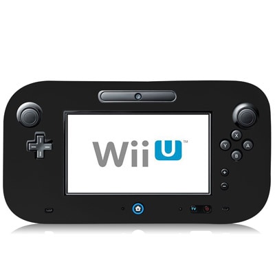Silikonbeskyttelse til Nintendo Wii U GamePad - Sort