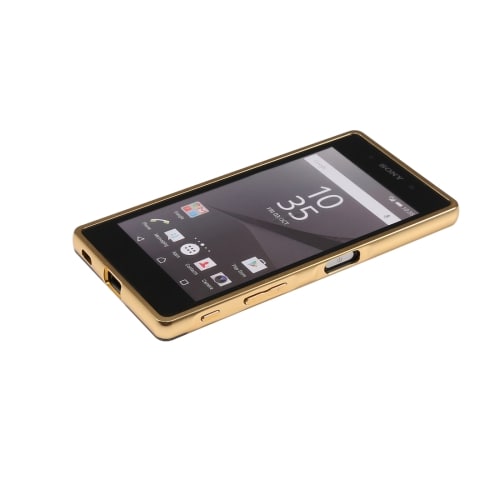 Mobilskall Metallfinish med Metall Bumper til Sony Xperia Z2 - Gull
