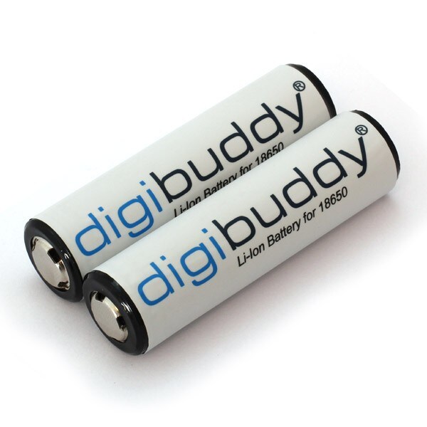 Digibuddy 18650 Batteri 2-pakk 2600mAh