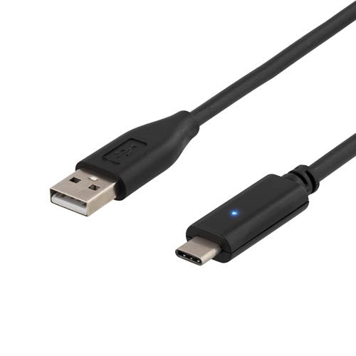 USB 2.0 kabel Type C - Type A Hann 1,5 m