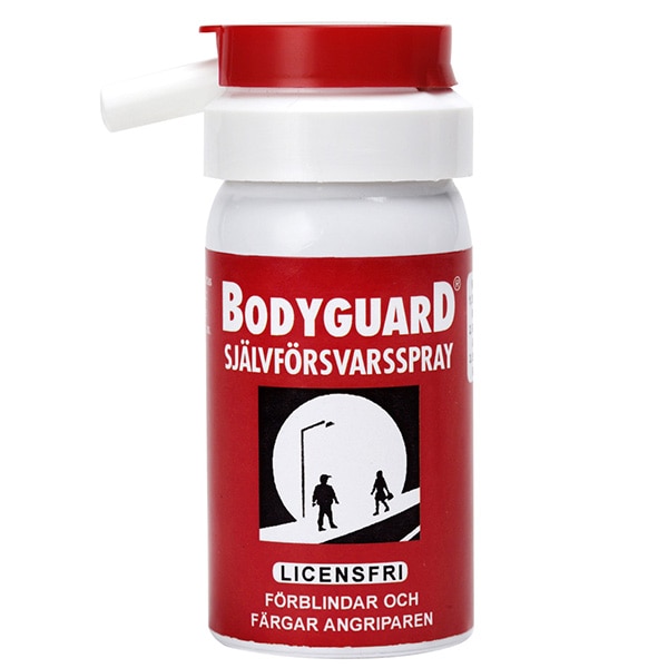 Bodyguard Forsvars-spray Rød