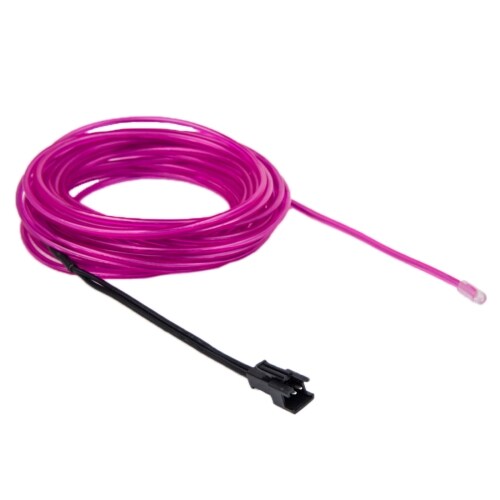Neon Wire for bil - 5 m vanntett Lilla farge