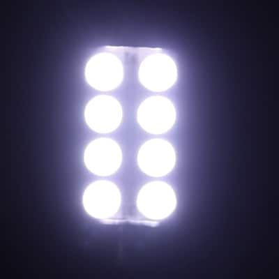 Diode-lampe C5W 39mm 8 LED Hvit - 2 Pakk